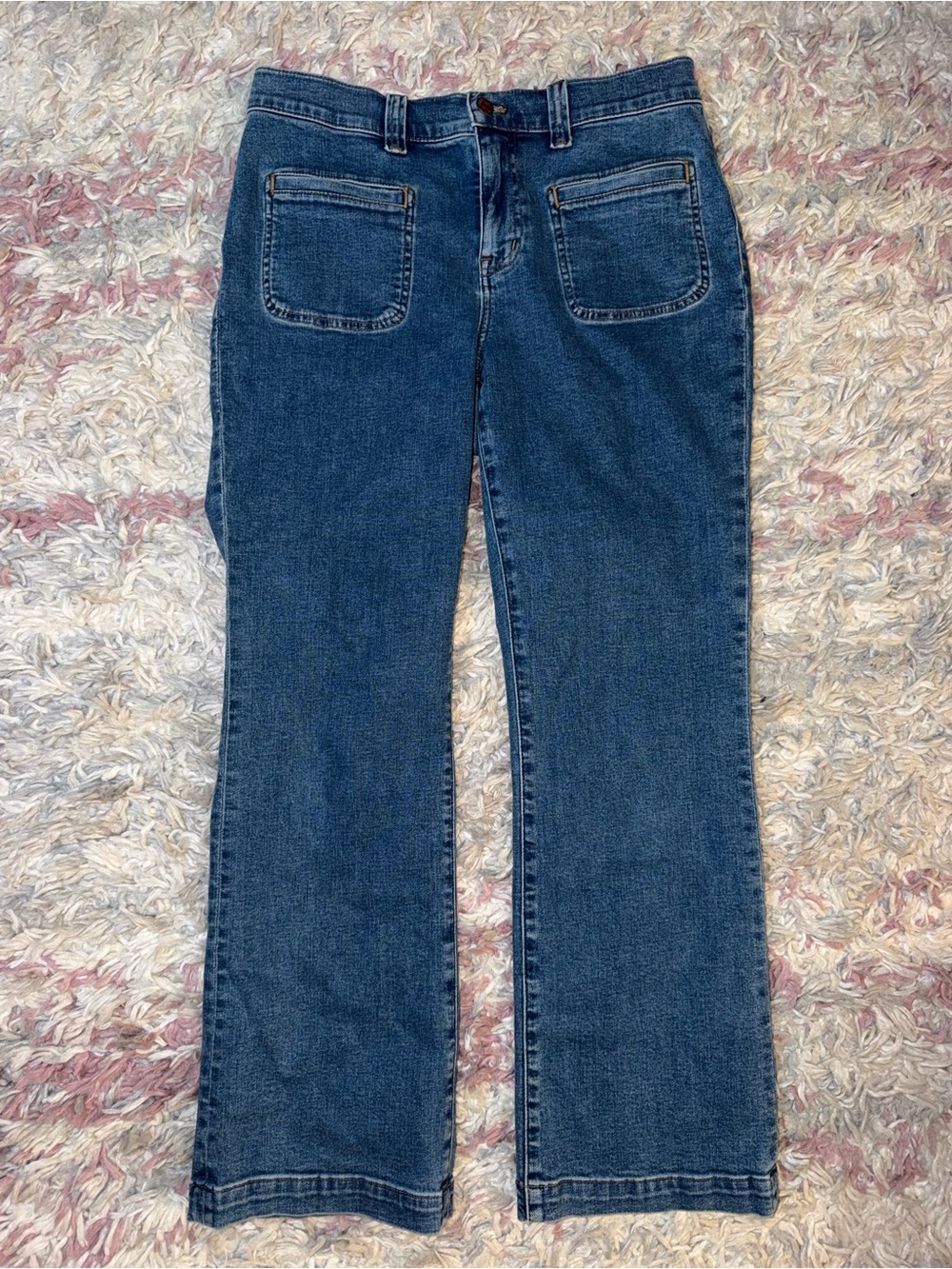 Madewell mid-rise kick out jeans 29